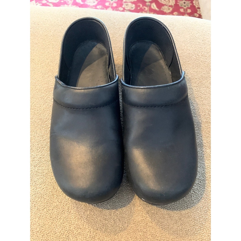 Womens DANSKO Black Professional Box Clogs Shoes SIZE 37 US 6.5-7 (TD)